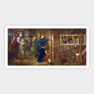 The Ten Virgins - John Melhuish Strudwick Sticker